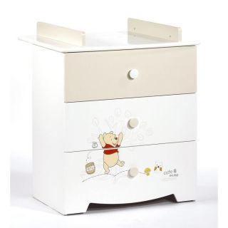 Modèle Doodle Craft   Commode Winnie 3 tiroir + dispositif à langer