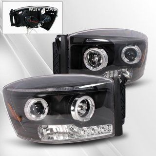 Dodge Ram 06 07 08 Projector Headlights /w Halo/Angel Eyes ~ pair set