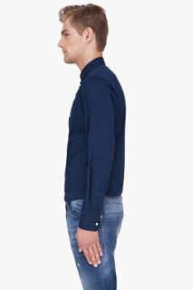 Dsquared2 Navy Mao Carpenter Shirt for men