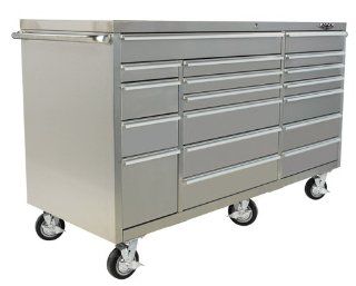 Viper Tool Storage VP7218SS PRO 72 Inch 18 Drawer 304 Stainless Steel