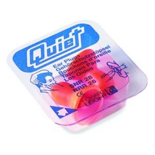 Howard Leight 0281822 QUIET NRR 26 Orange Clear Box Reusable Ear Plugs