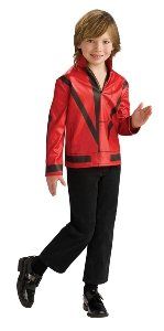 Michael Jackson Red Thriller Jacket Child Accessory Size