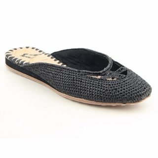 Report Womens Fadeba Black Flat Slide Shoes (Size 8)