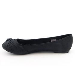 Rocket Dog Memories Womens Black Flat Ballet Shoes (Size 8.5