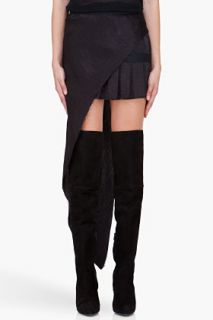 Kimberly Ovitz Black Layered Payton Skirt for women