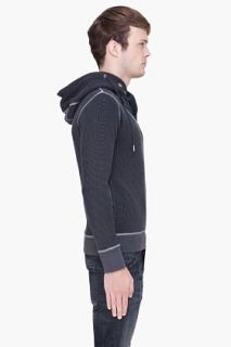 Diesel Charcoal Sibyll Hooded Pullover for men