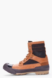 G Star Tan Sherpa Narker Boots for men