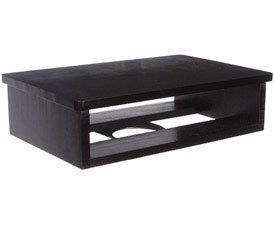 TV and DVD Player Swivel Stand Black Furniture & Decor