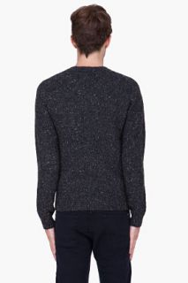 Theory Charcoal Malthus V Colossus Sweater for men