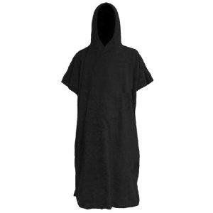 Changing Poncho Robe, Black Unisex Hooded Changing Towel