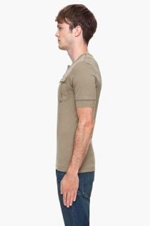 G Star Olive Granddad Henley for men