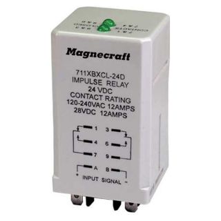 Magnecraft 711XBXCL 12D Relay, Sequencing, DPDT, 12VDC, Coil Volts