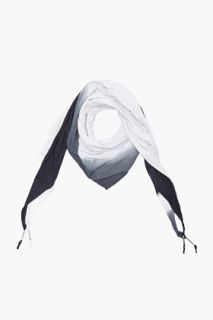 Silent By Damir Doma Square Petrol Dip Dyed Scarf for women