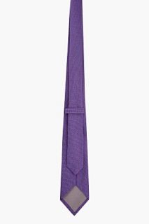 Dsquared2 Purple Silk Jacquard Tie for men