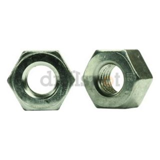1170712 3/8 16 18 8 Stainless Steel Finished Hex Nut, Pack of 50