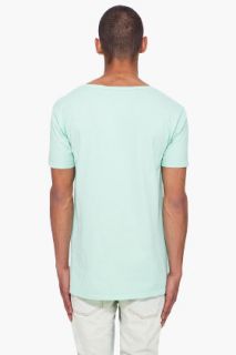 Balmain Pale Green T shirt for men