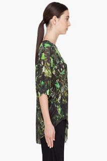 Helmut Lang Oversize Green Cicada T shirt for women