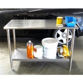 TRINITY Stainless Steel Work Table Fully Adjustable Stainless Steel