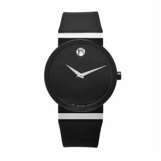 Movado Womens Synergy Black Rubber Watch Today $1,104.99