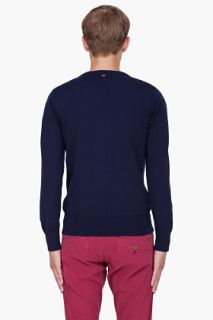 G Star Navy Granddad Henley for men