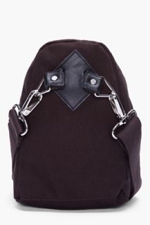 KRISVANASSCHE Black Mini Pouch Backpack for men