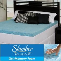 Slumber Solutions Gel 4 inch Queen/ King/ Cal King size Memory Foam
