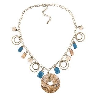 Alexa Starr Picture Jasper and Blue Jade Necklace