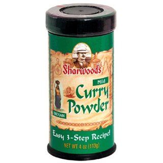 Sharwoods Mild Curry Powder, 4 Ounce Bottles (Pack of 6) 