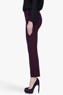 Diane Von Furstenberg Dark Purple Floyd Two Trousers for women