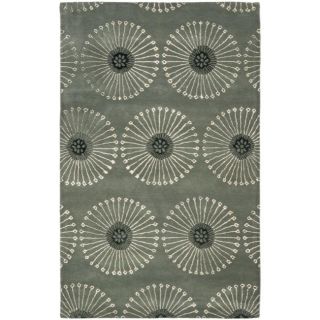 Handmade Soho Zen Grey/ Ivory New Zealand Wool Rug (83 x 11)