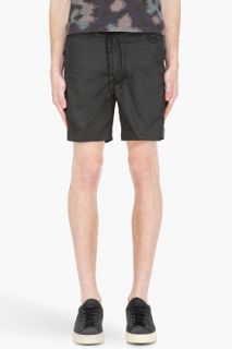 Marc By Marc Jacobs Black Solid Swim Shorts for men