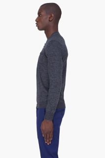 Dsquared2 Charcoal Alpaca Knit Sweater for men