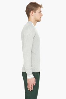 Diesel Grey Herringbone K fillide Sweater for men