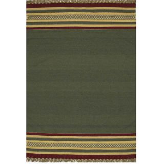 Green Striped Hand Woven Rug Today $86.99 Sale $78.29   $116.99 Save