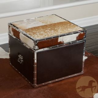 Christopher Knight Home Arizona Cowhide Storage Cube Today $249.99