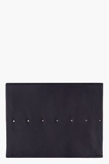 Neil Barrett Black Classic Horse Leather Wallet for men