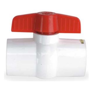 GF Piping Systems 161350714 Ball Valve, 1 In Threaded, PVC, EPDM Seal