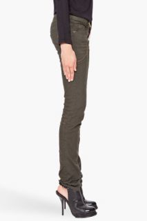 Dsquared2 Slim Green Jeans for women