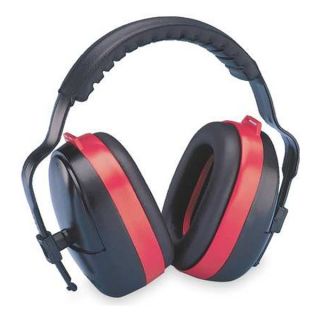 Elvex HB 35 Ear Muff, 28dB, Multi Position, Black/Red