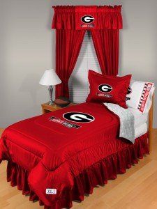 Georgia Bulldogs Locker Room Bedroom Set, Twin Sports