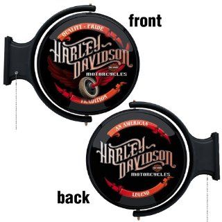 Harley Davidson® Winged Wheel Rotating Pub Light Sports