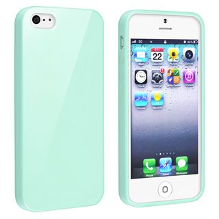 BasAcc Mint Green Jelly TPU Rubber Skin Case for Apple® iPhone 5
