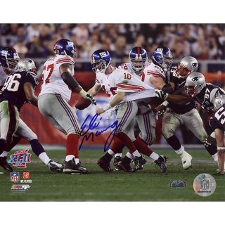 Steiner Sports Eli Manning Super Bowl XLII Escaping Tackle Photograph