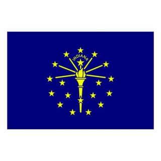 Nylglo 141660 Indiana State Flag, 3x5 Ft