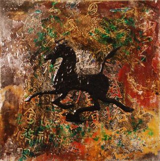 BE8050 Contemporary Chinese Tang Horse Painting