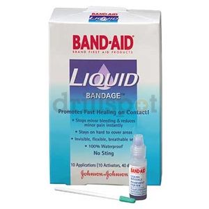 Johnson 381370039372 Bandage Liquid Band Aid Applicators