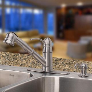 Fontaine Classique Pullout Kitchen Faucet w/ Matching Soap Dispenser
