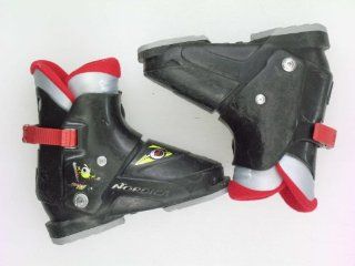 Used Nordica Super 0.1 Rear Entry Ski Boots Toddler Size