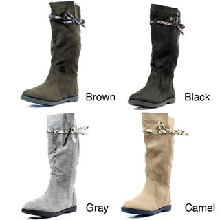 Stanzino Womens Tie detail Mid calf Boots