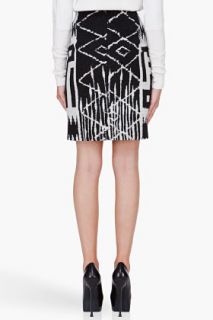 ALTUZARRA Charcoal Jacquard Harold Skirt for women